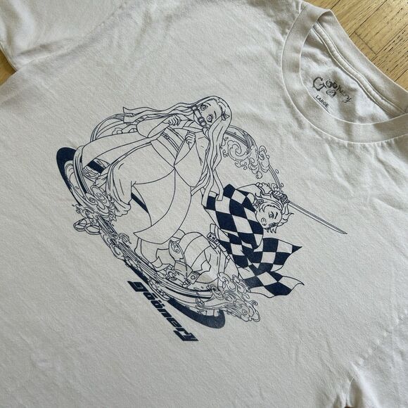 Goonery Demon Slayer White T Shirt Men L - Picture 1 of 5